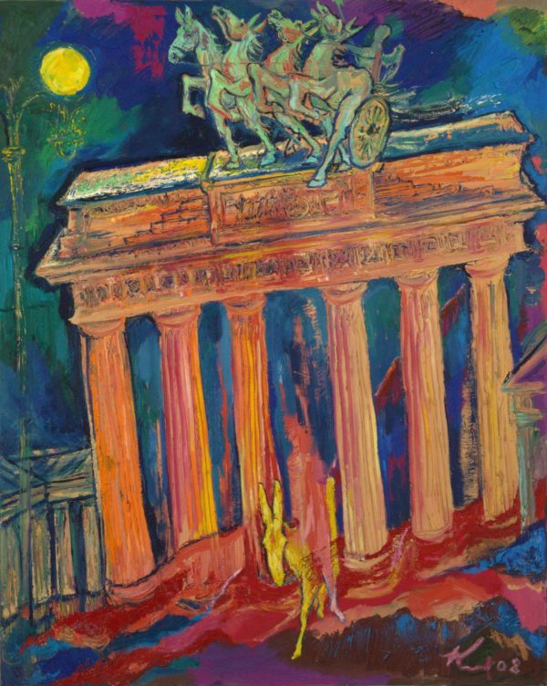 Erregung am Brandenburger Tor